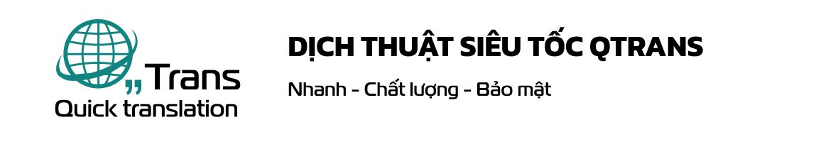 Dịch thuật Siêu Tốc QTRANS