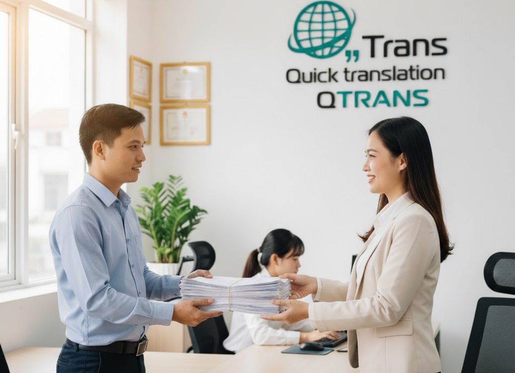 Khách hàng dịch thuật tiếng Lào tại Bắc Ninh của QTRANS