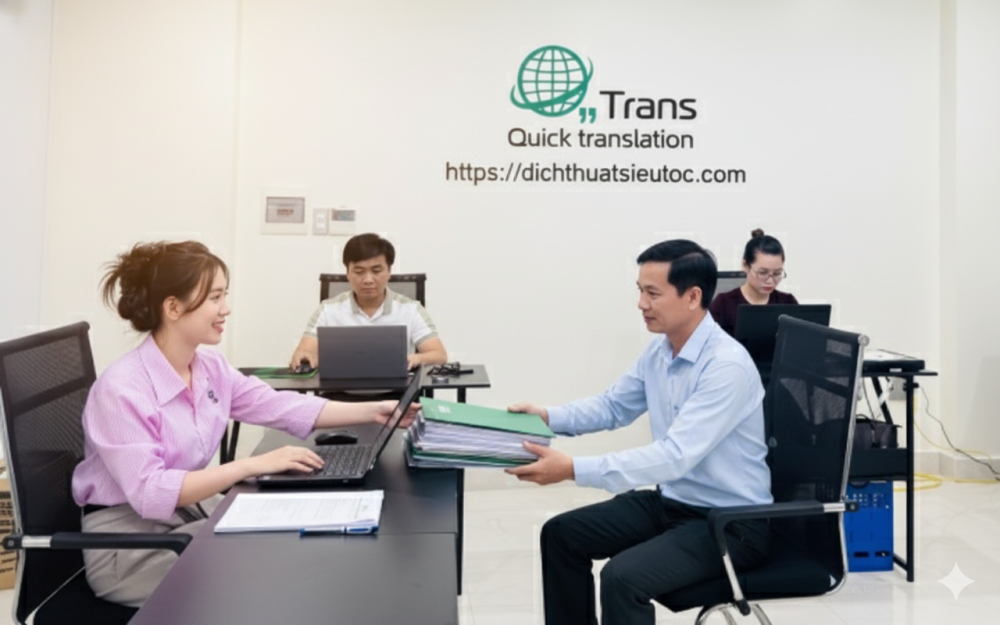Khách hàng dịch thuật chuyên ngành tại Dịch thuật Siêu Tốc - QTRANS